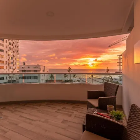 Luxury Oceanview | Sunset | Modern Design Сasa de vacaciones Cartagena